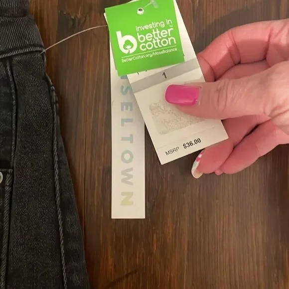 NWT Tinseltown Jean Mini Skirt Size 1 - Picture 5 of 10